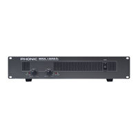 Phonic MAX 1500 Plus Benutzerhandbuch
