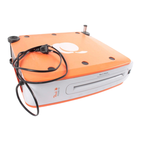 Peach PS300-10 Bedienungs- Und Sicherheitshinweise