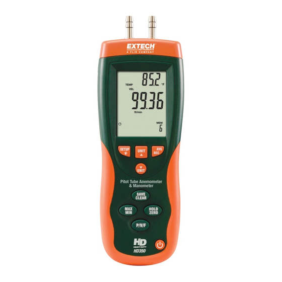 Extech Instruments HD350 Benutzerhandbuch