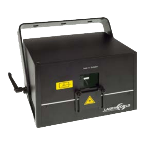Laserworld DS-2000RGB Bedienungsanleitung