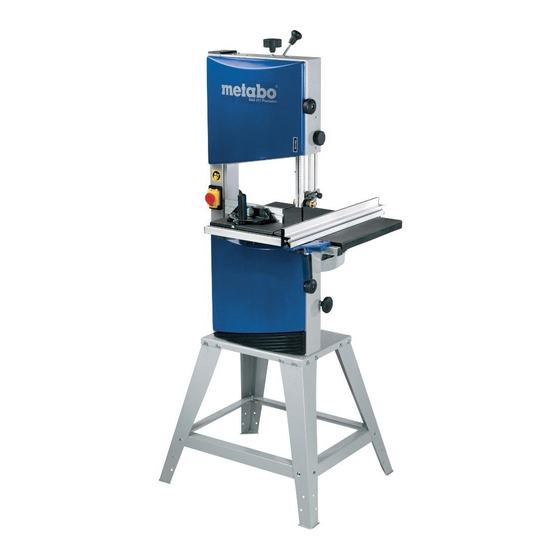 Metabo BAS 317 Precision WNB Originalbetriebsanleitung