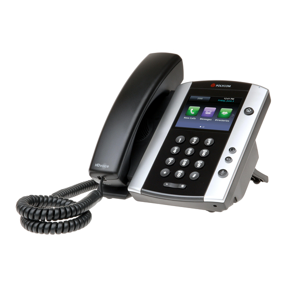 Polycom VVX500 Kurzanleitung