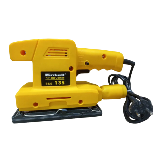 EINHELL Bavaria BSS 135 Handbücher