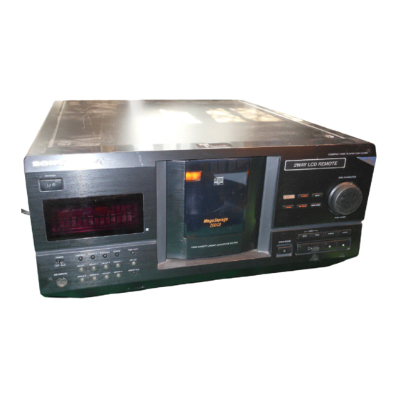 Sony CDP-CX260 Bedienungsanleitung