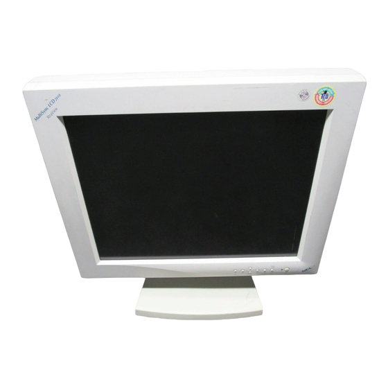 NEC MultiSync LCD1510V Bedienungsanleitung