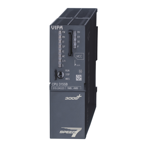 YASKAWA 315-2AG23 Handbuch