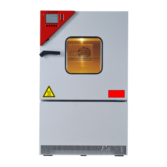 Binder MK 53 (E2.1) Betriebsanleitung