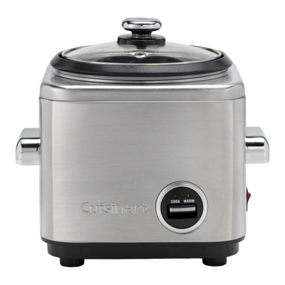 Cuisinart COOK & STEAM CRC400E Bedienungsanleitung