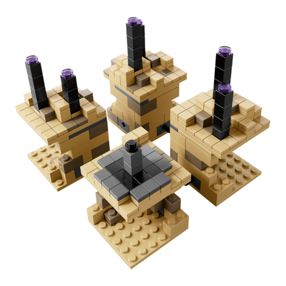 LEGO Minecraft 21107 Micro world the end Bedienungsanleitung