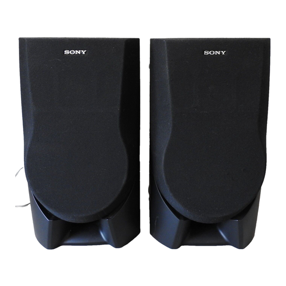 Sony SS-XB3E Anleitung