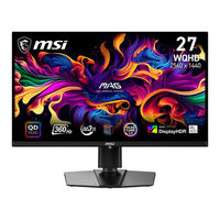 MSI MAG 271QPX QD-OLED Benutzerhandbuch