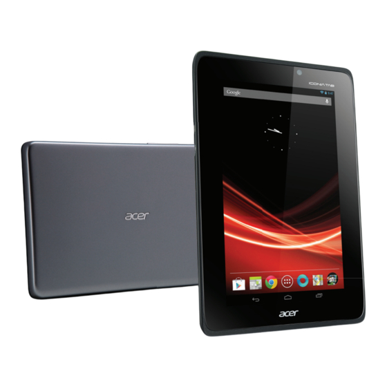 Acer ICONIA A110 Benutzerhandbuch