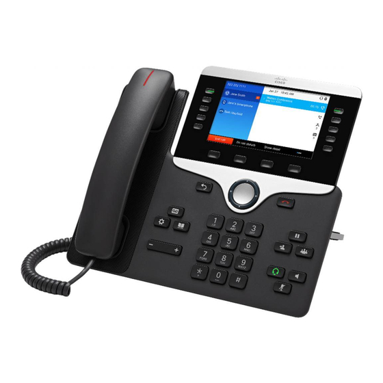CISCO CP 8851 KURZANLEITUNG PdfHerunterladen ManualsLib