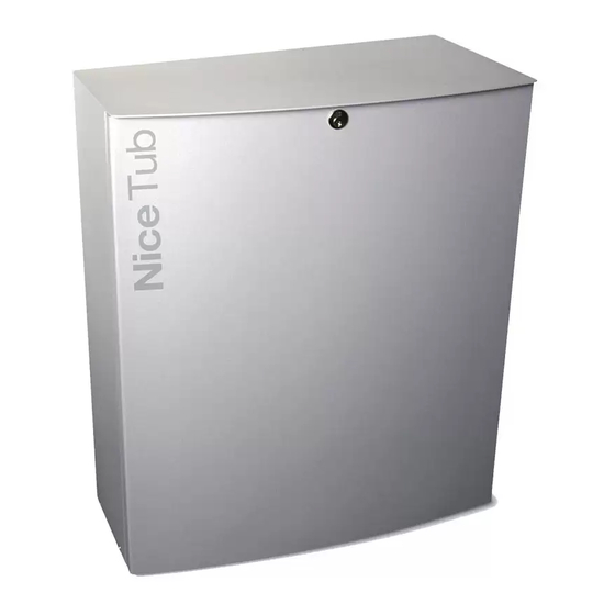Nice TUB4000 Installierungs-Und Gebrauchsanleitungen Und Hinweise