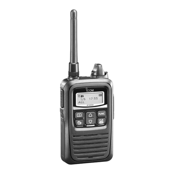 Icom IP100H Bedienungsanleitung