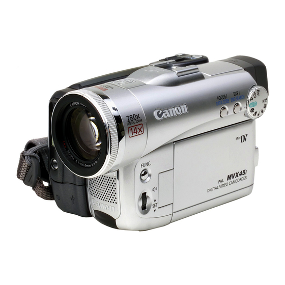 Canon MVX45i Bedienungsanleitung
