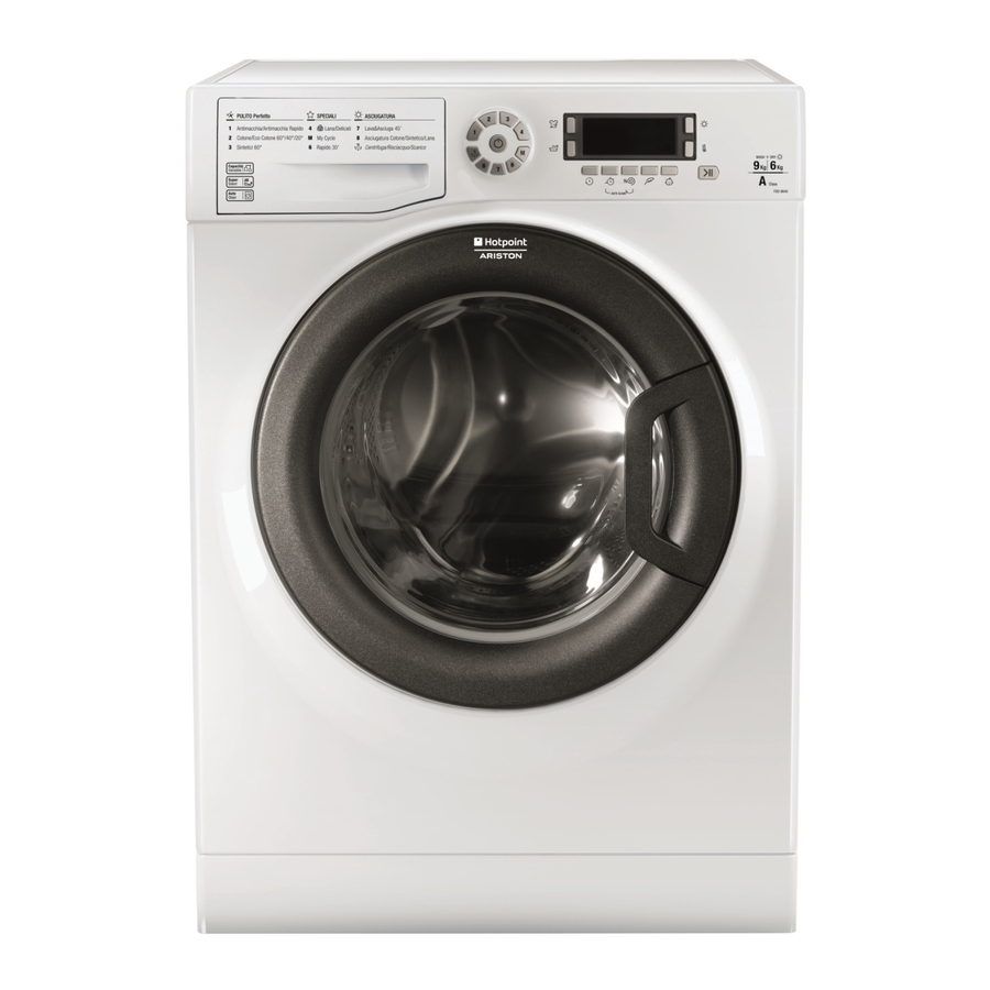 Hotpoint Ariston FDD 9640 Bedienungsanleitung