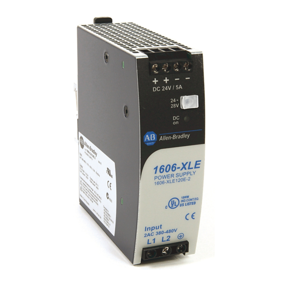 Rockwell Automation 1606-XLE120E Bedienungsanleitung