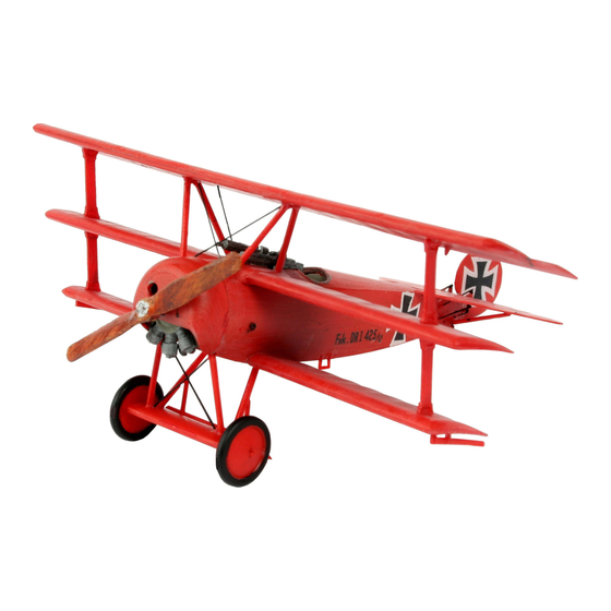 REVELL Fokker DR.1 Handbücher