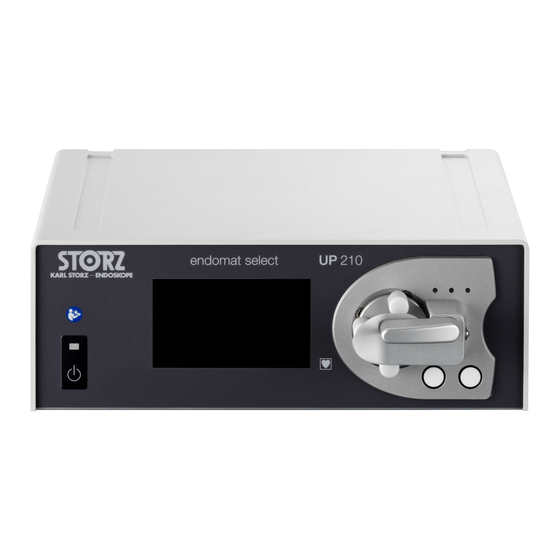 Storz EndomatSelect UP210 Gebrauchsanweisung