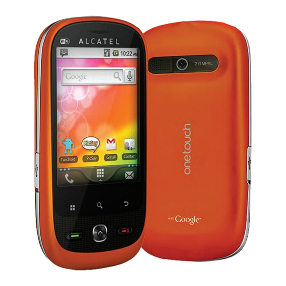 Alcatel One touch 890 Handbuch