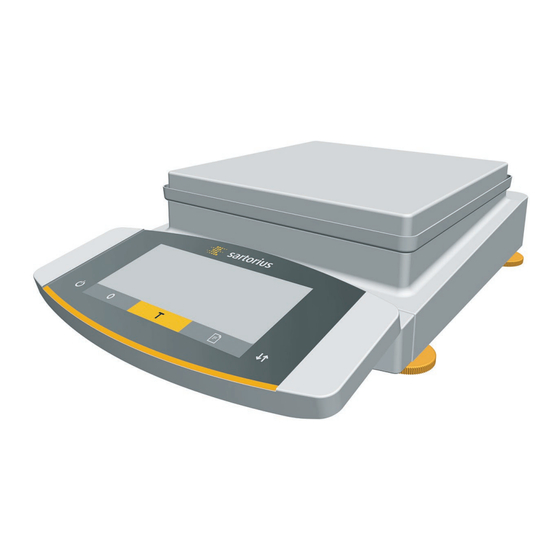 Sartorius Cubis MCE10202S-series Betriebsanleitung
