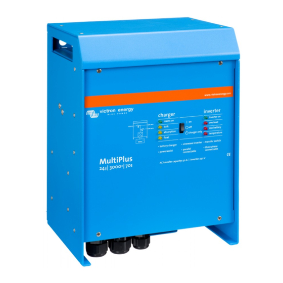 Victron energy MultiPlus 24/3000/70-16 Anleitung
