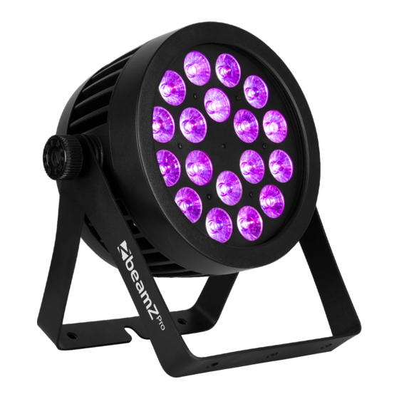 Beamz Pro BWA534 LED PAR Bedienungsanleitung