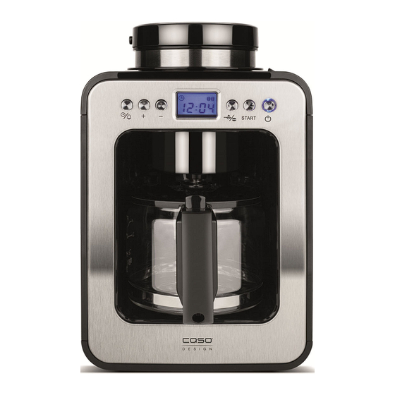 CASO DESIGN Coffee Compact electronic Original Bedienungsanleitung
