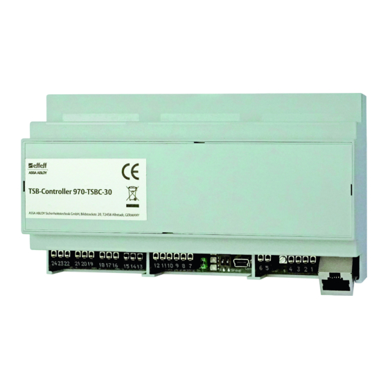 Assa Abloy effeff TSB-Controller II Benutzerhandbuch