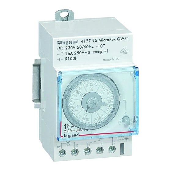 LEGRAND QW31 Bedienungsanleitung