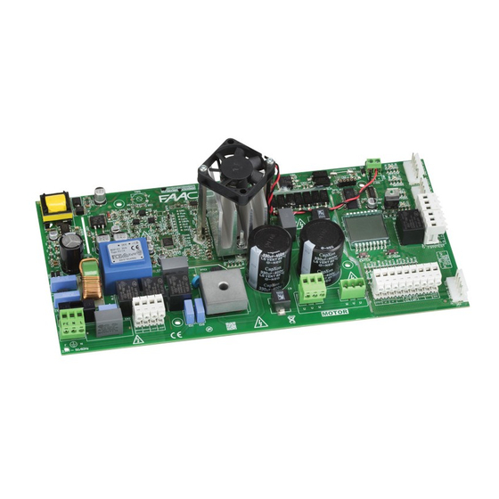 FAAC E850S Handbücher