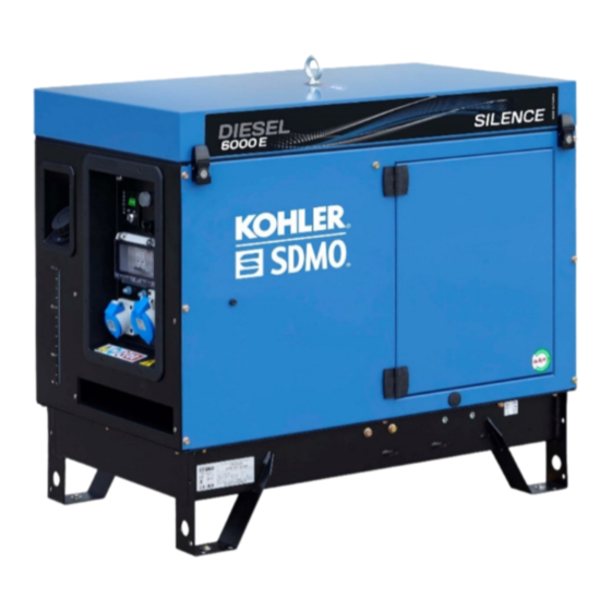 SDMO Diesel 6000 A Silence C5 Benutzer- Und Wartungshandbuch