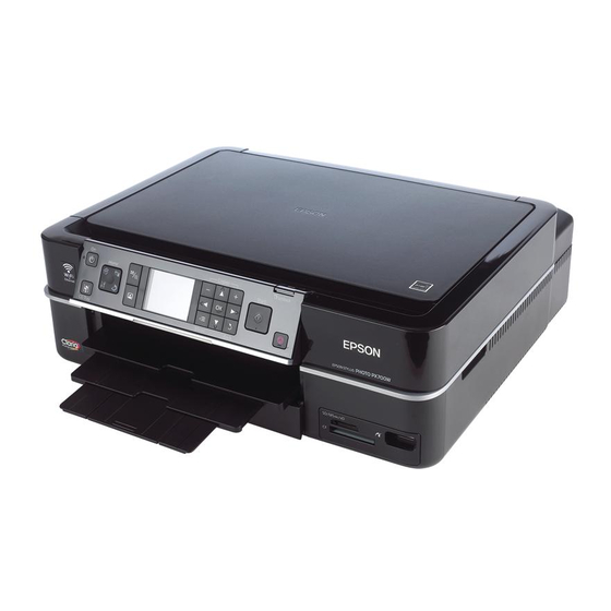 Epson STYLUS PHOTO PX700W SERIES Benutzerhandbuch