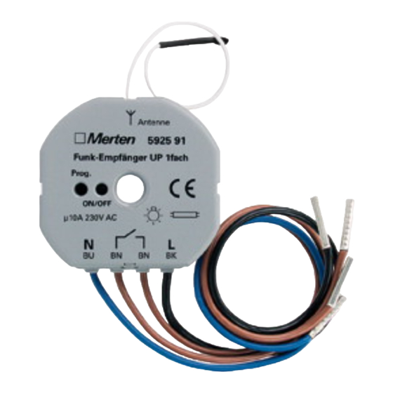merten 507001 Bedienungsanleitung