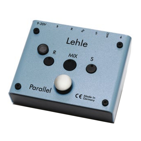 Lehle Parallel L Bedienungsanleitung