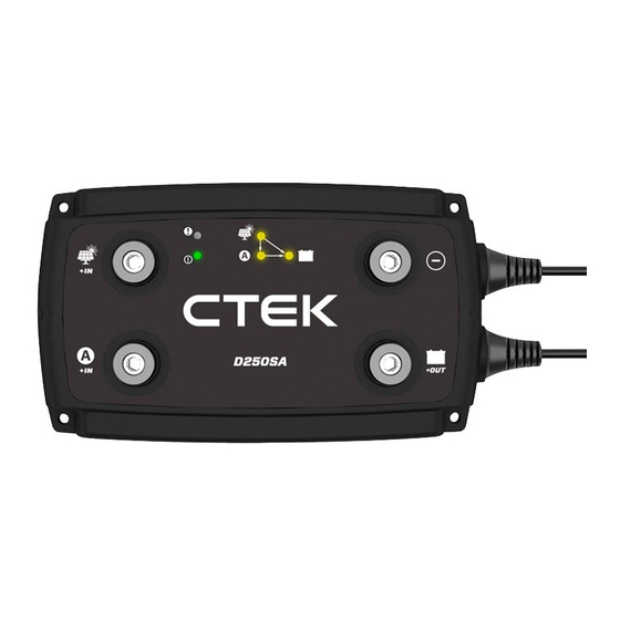 CTEK D250SA Bedienungsanleitung