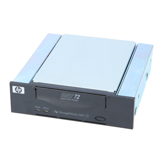HP DAT 72i Installationshandbuch
