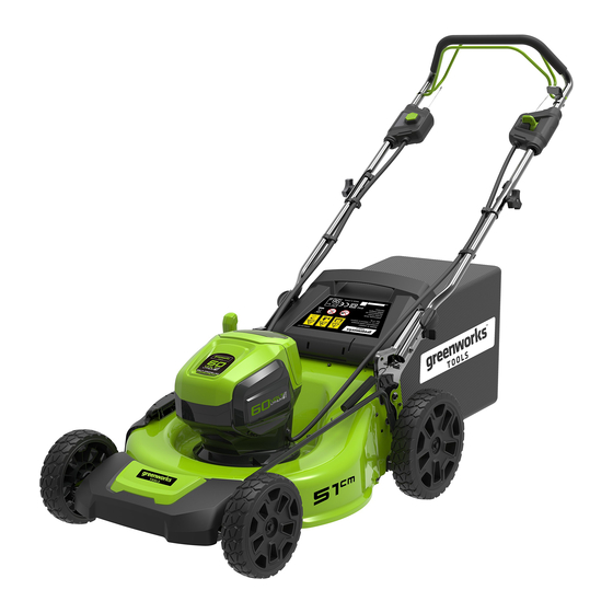 GreenWorks 2505607 Bedienungsanleitung