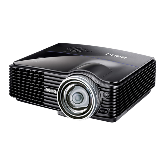 BenQ MP772 ST Benutzerhandbuch