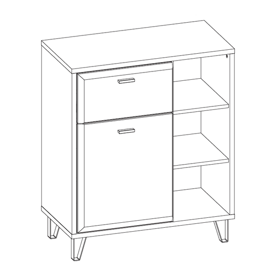 trendteam BLANSHE 2122-867-C9 867 Serie Montageanweisung