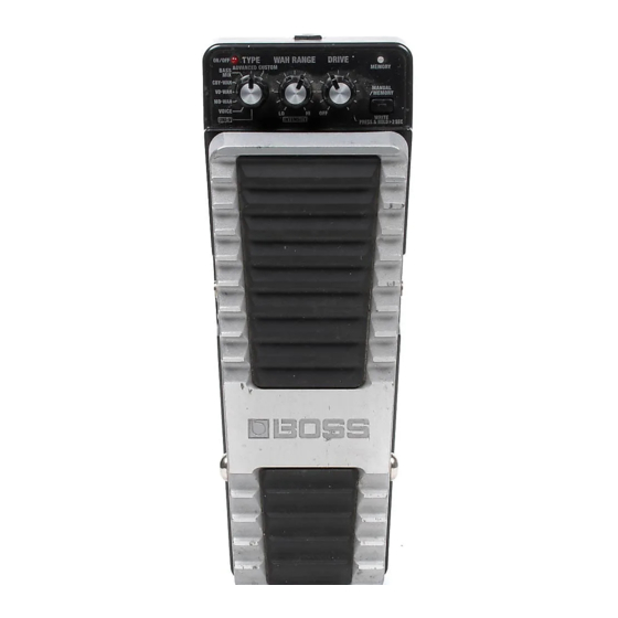 Boss PW-10 Bedienungsanleitung