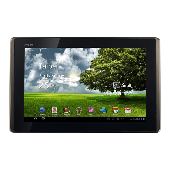 Asus Eee Pad TF101 Benutzerhandbuch