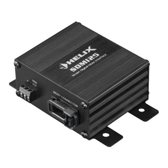 HELIX SDMI25 Bedienungsanleitung