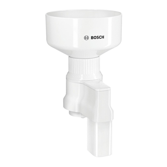 Bosch MUZ5GM1 Gebrauchsanleitung