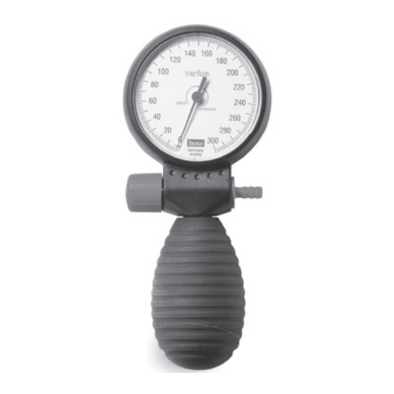 Bosch+Sohn boso aneroid Gebrauchsanweisung