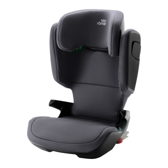 Britax Römer KIDFIX M i-SIZE Gebrauchsanleitung