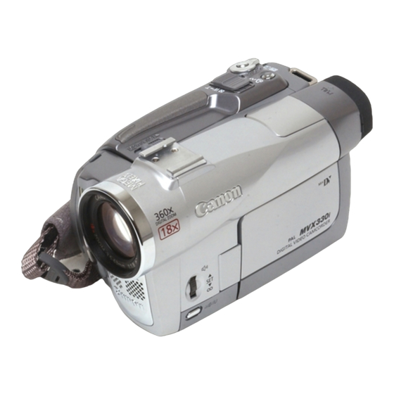 Canon MVX350i Bedienungsanleitung