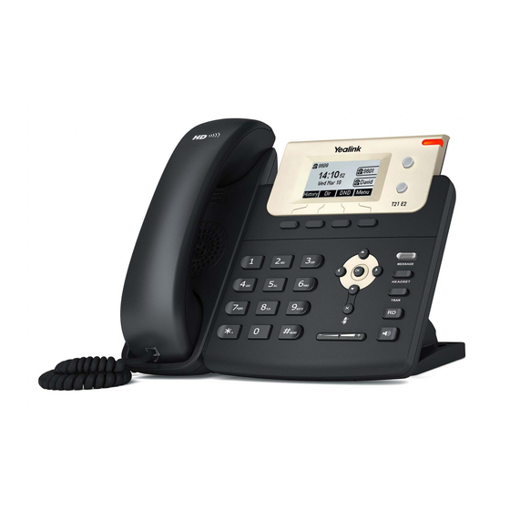 Yealink SIP-T21 E2 Kurzanleitung
