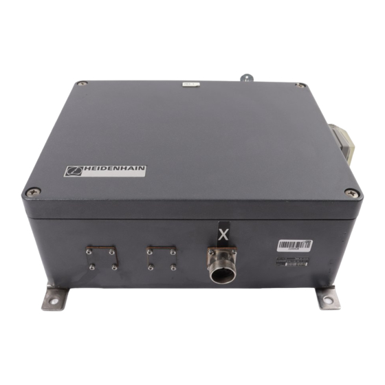 HEIDENHAIN EXE 501 Bedienungsanleitung